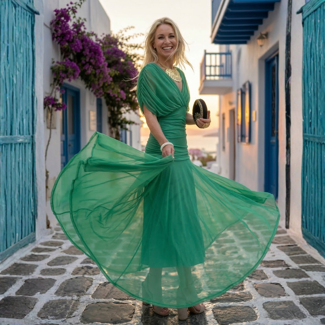 Roksanda - Duga elegantna haljina s V izrezom