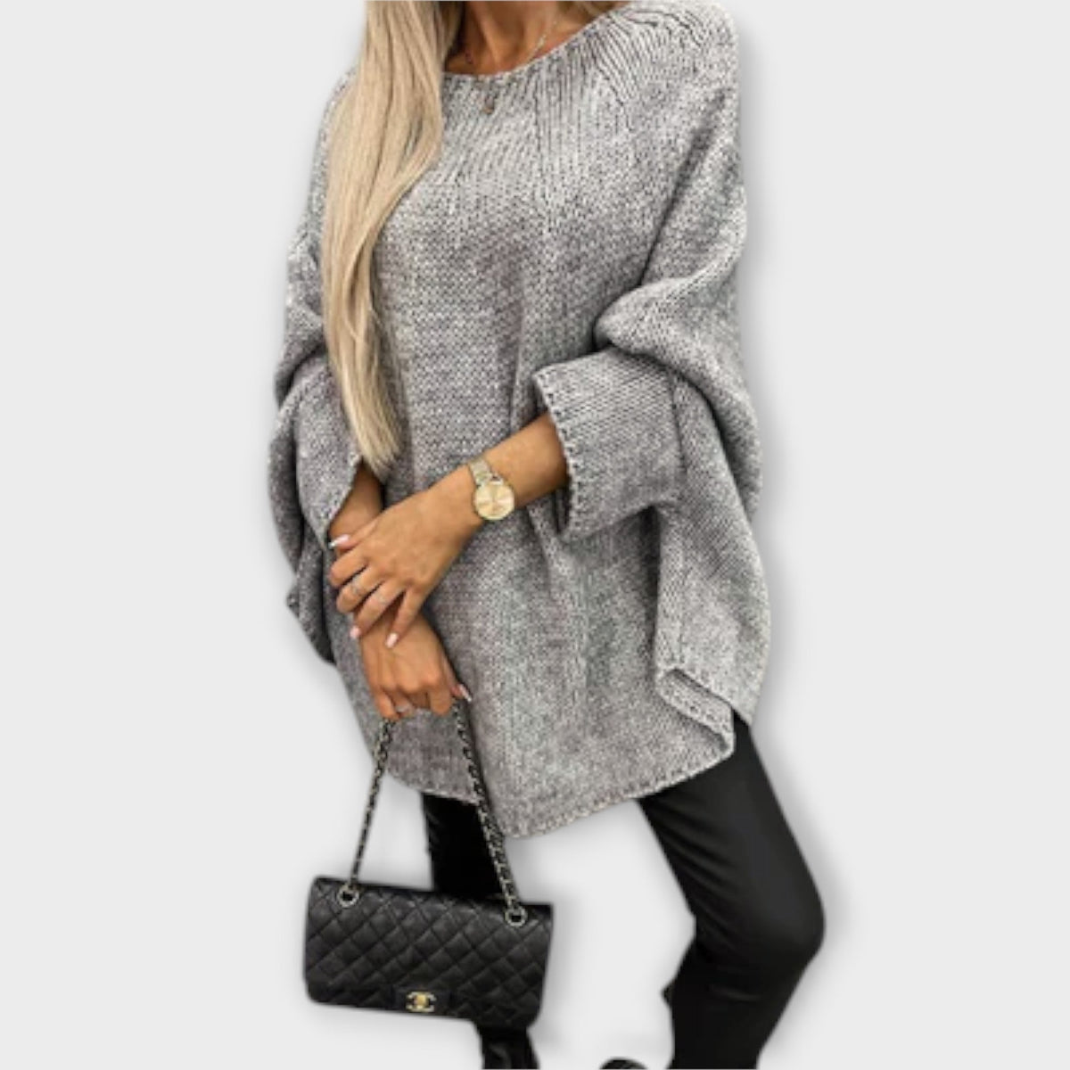 Dara - Elegantni ženski pulover s okruglim izrezom