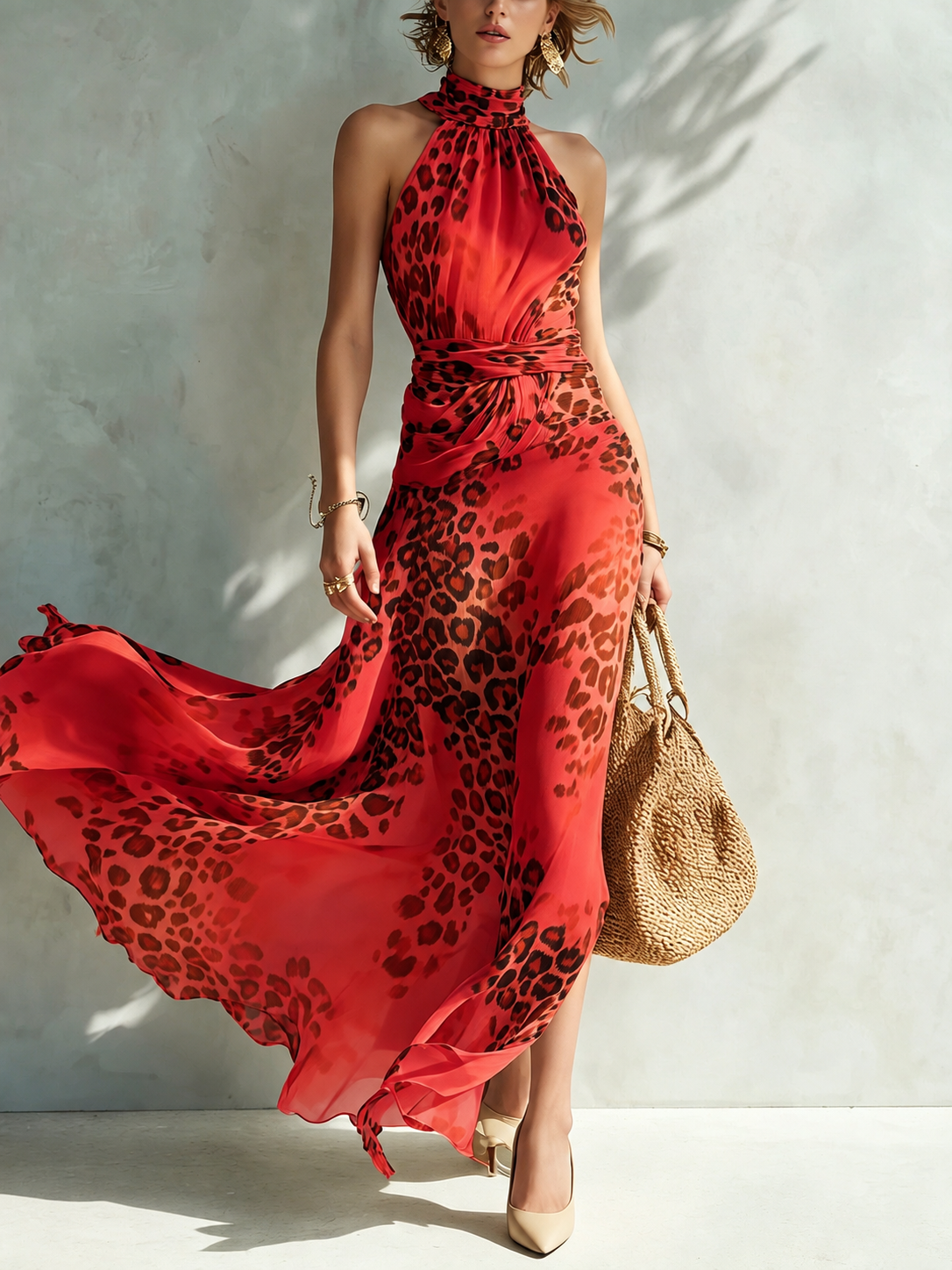 Milovana – Glamurovne maxi haljine sa leopard uzorkom