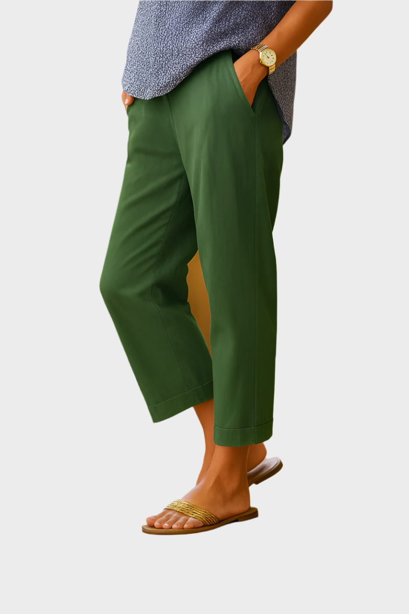 Letnje Pantalone od Lna i Pamuka