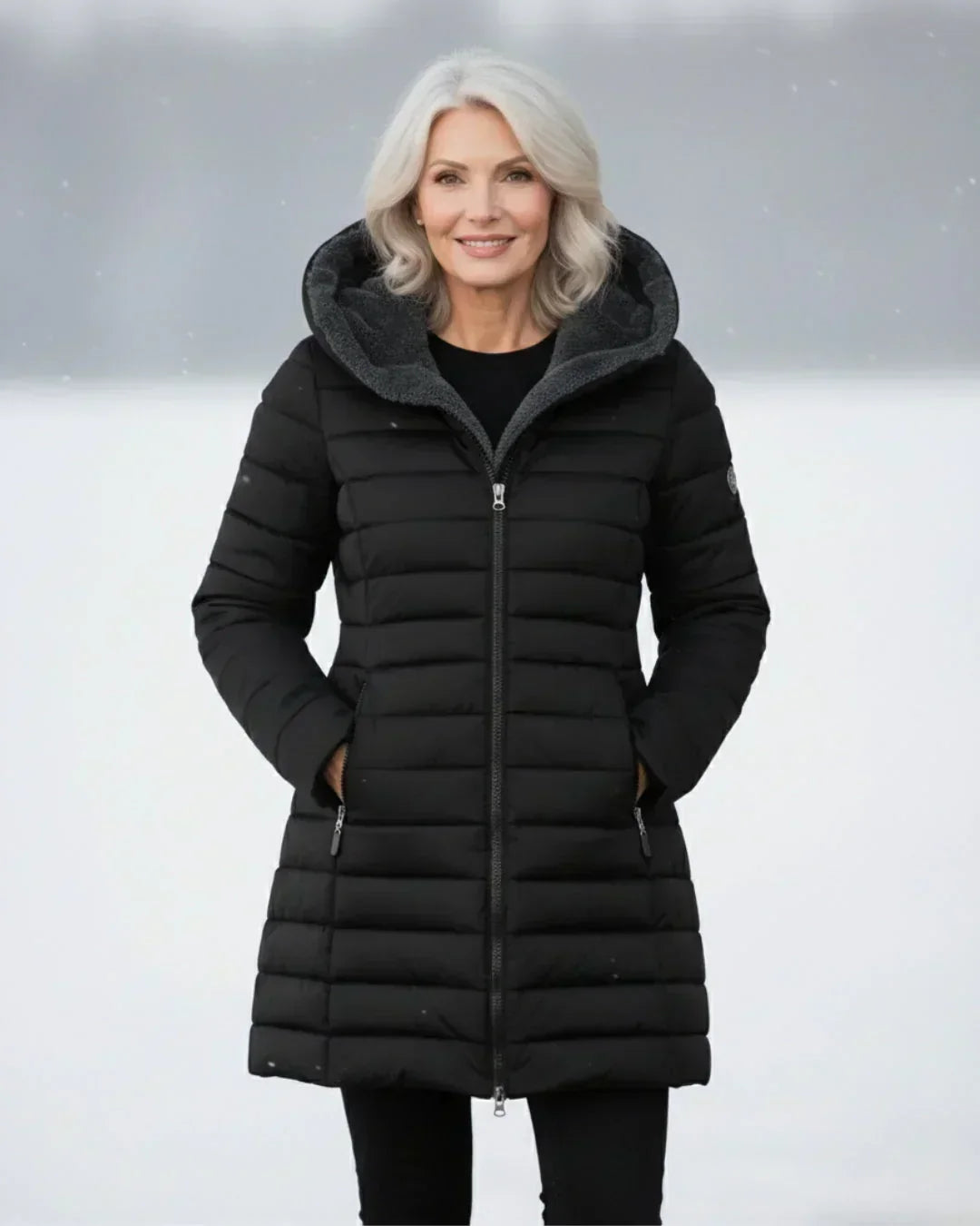 Dunja - Kaput s quilted dizajnom za zimu