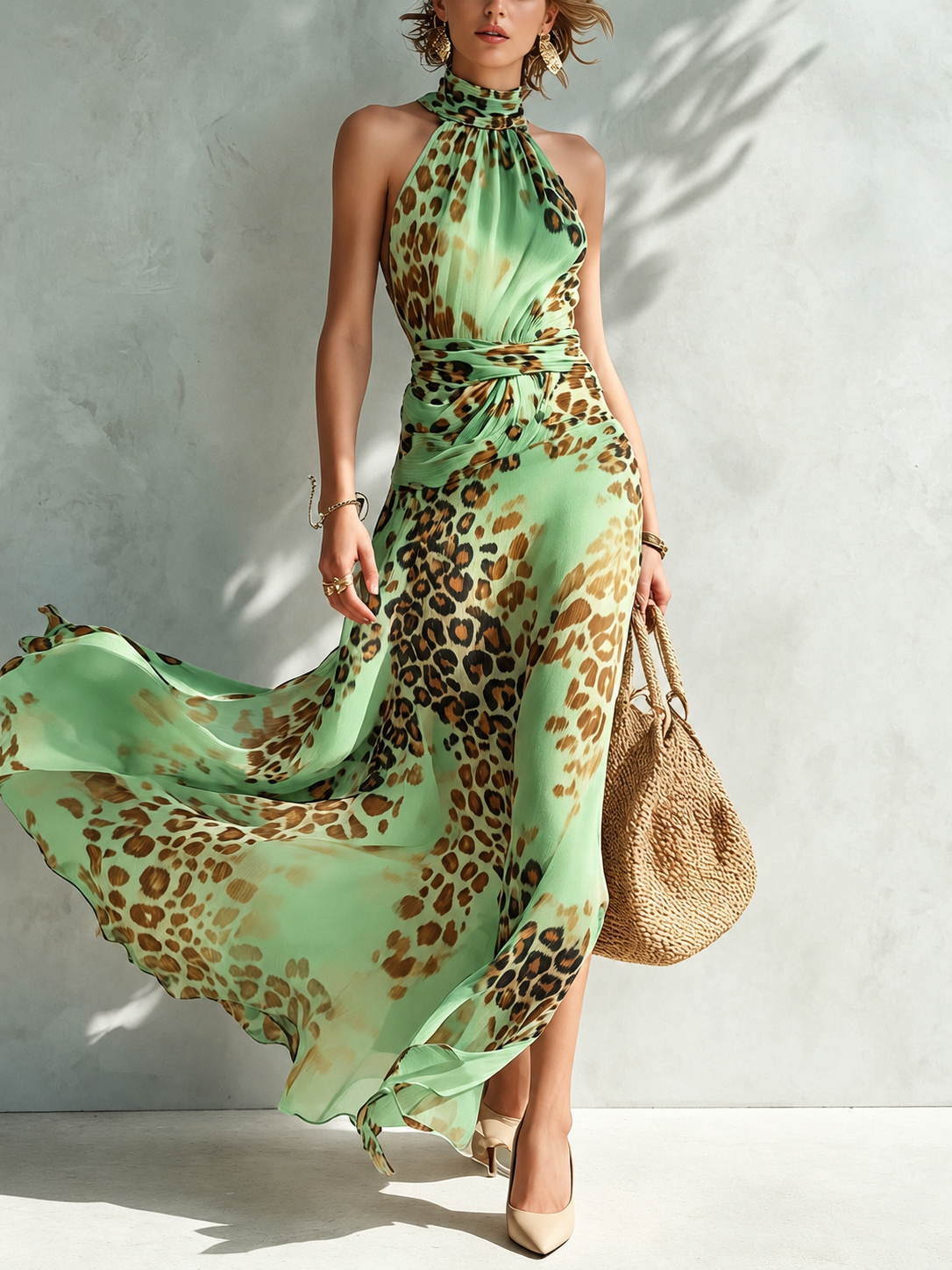 Milovana – Glamurovne maxi haljine sa leopard uzorkom