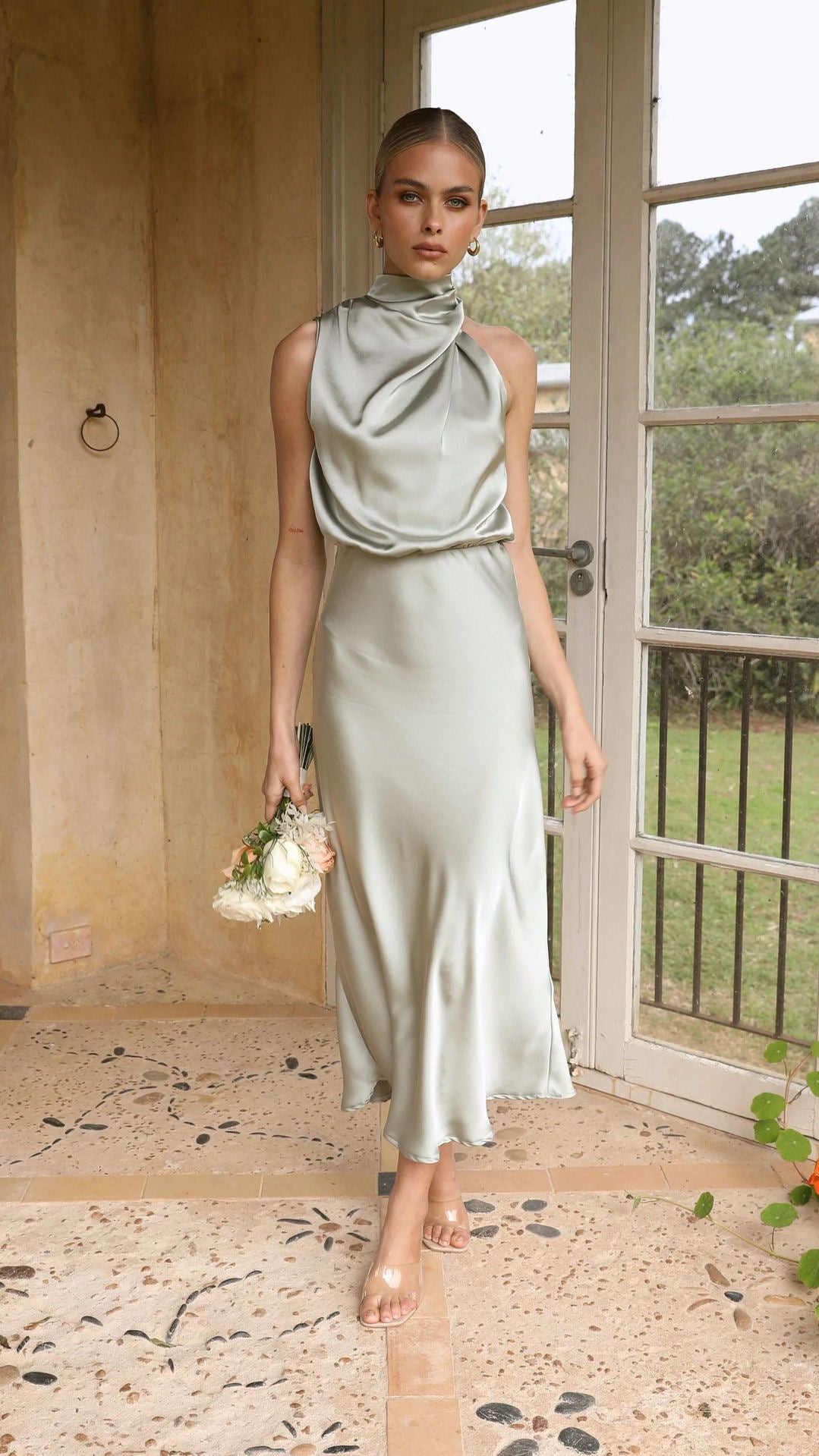 Anja - Haljina s halter izrezom