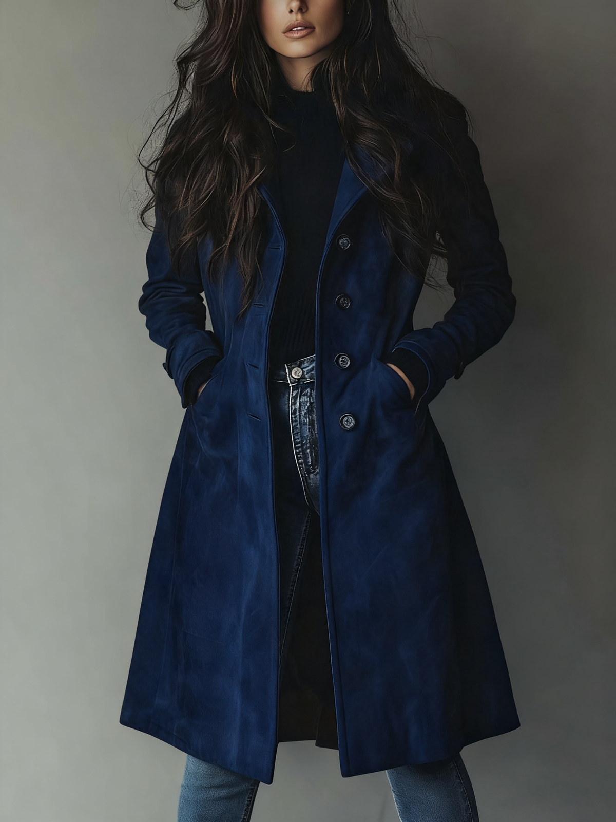 Milena - Suede kaput
