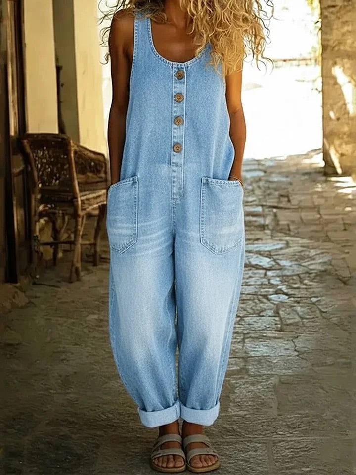 Vera | Overalls od opranog pamučnog trapera