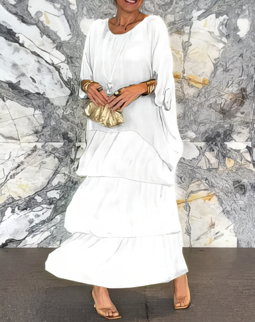Kristijana | Elegantna maksi haljina, udobna za sve prilike