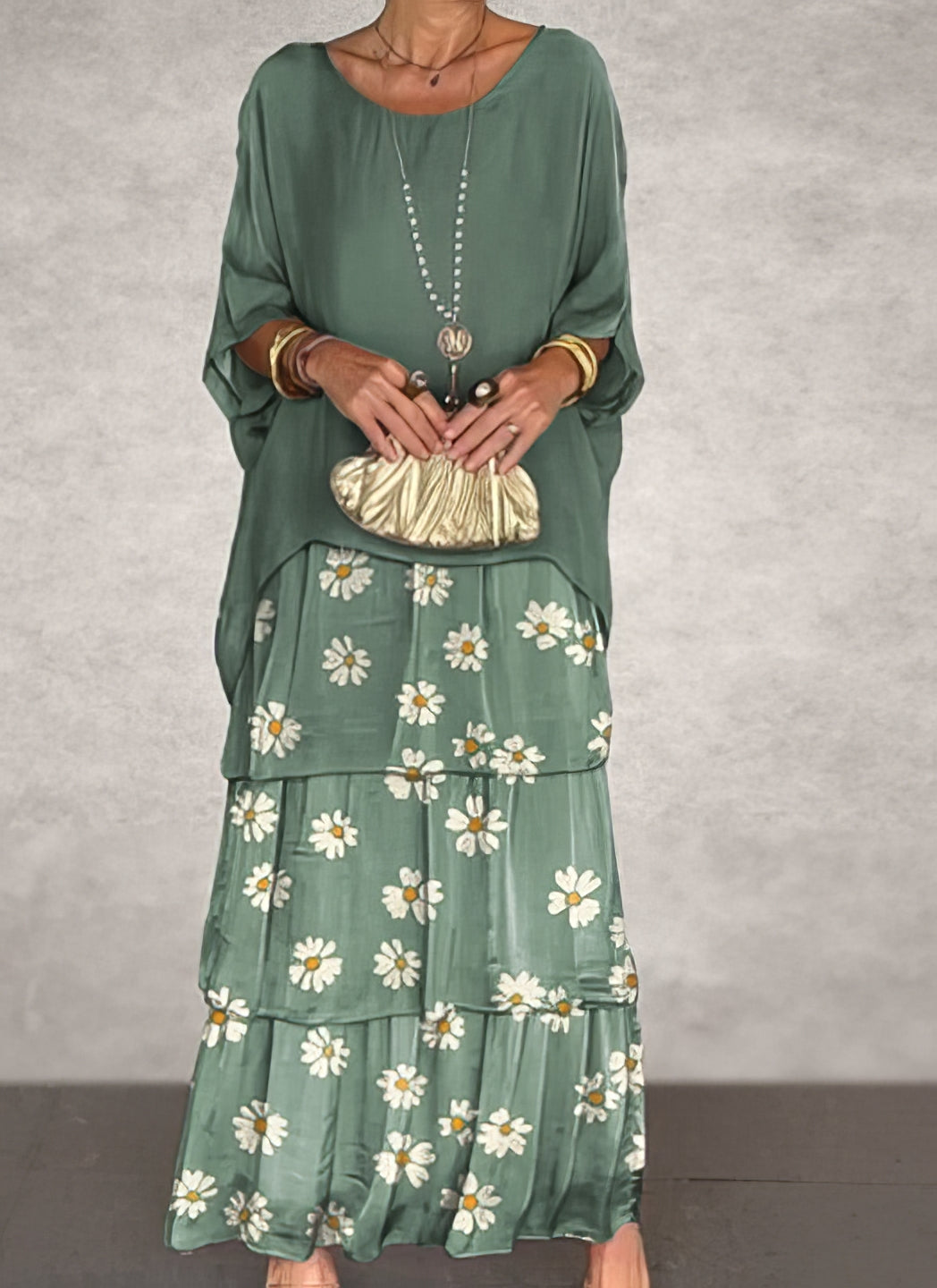 Angela | Elegantna maxi haljina, udobna za sve prilike