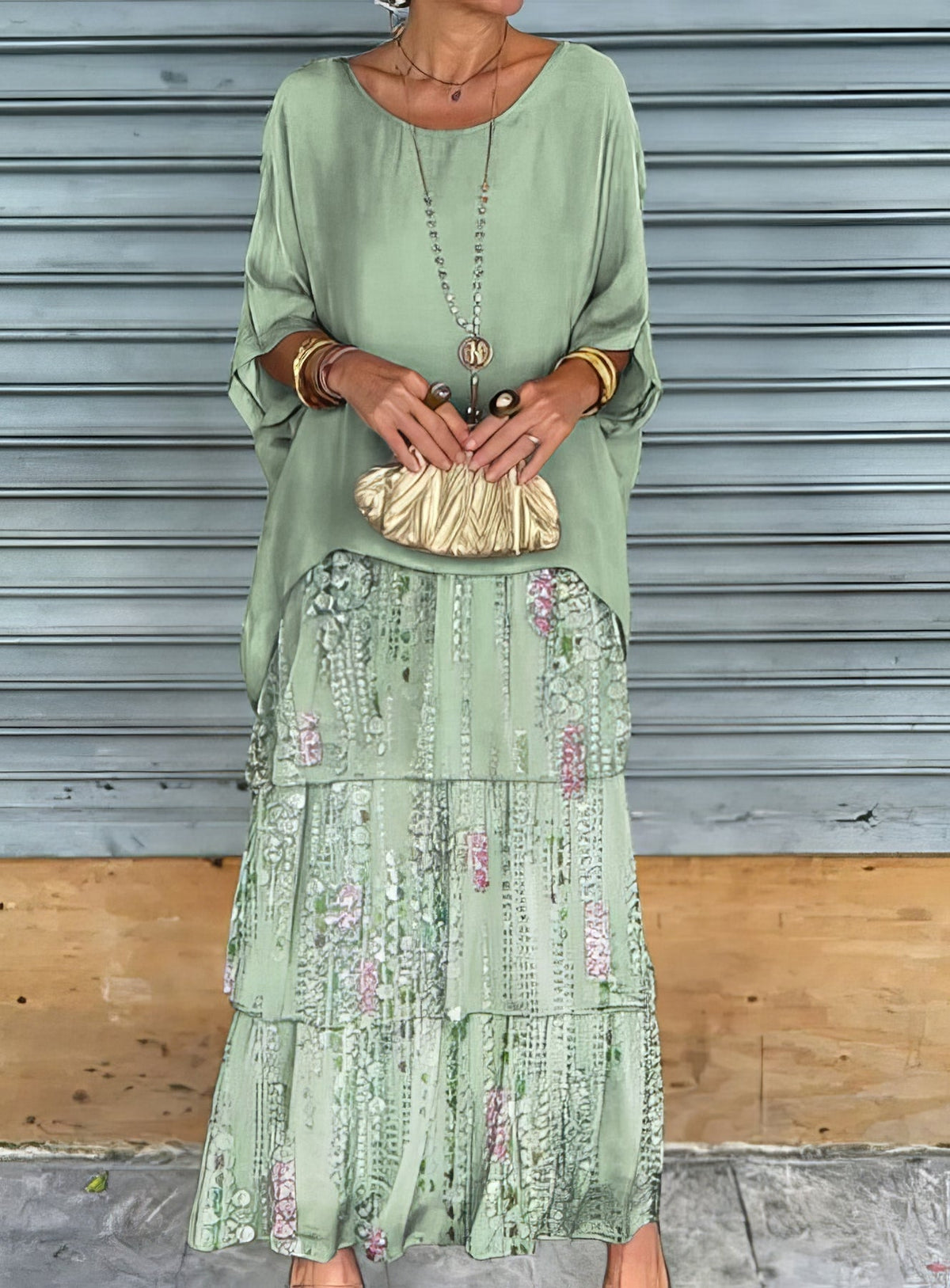 Angela | Elegantna maxi haljina, udobna za sve prilike